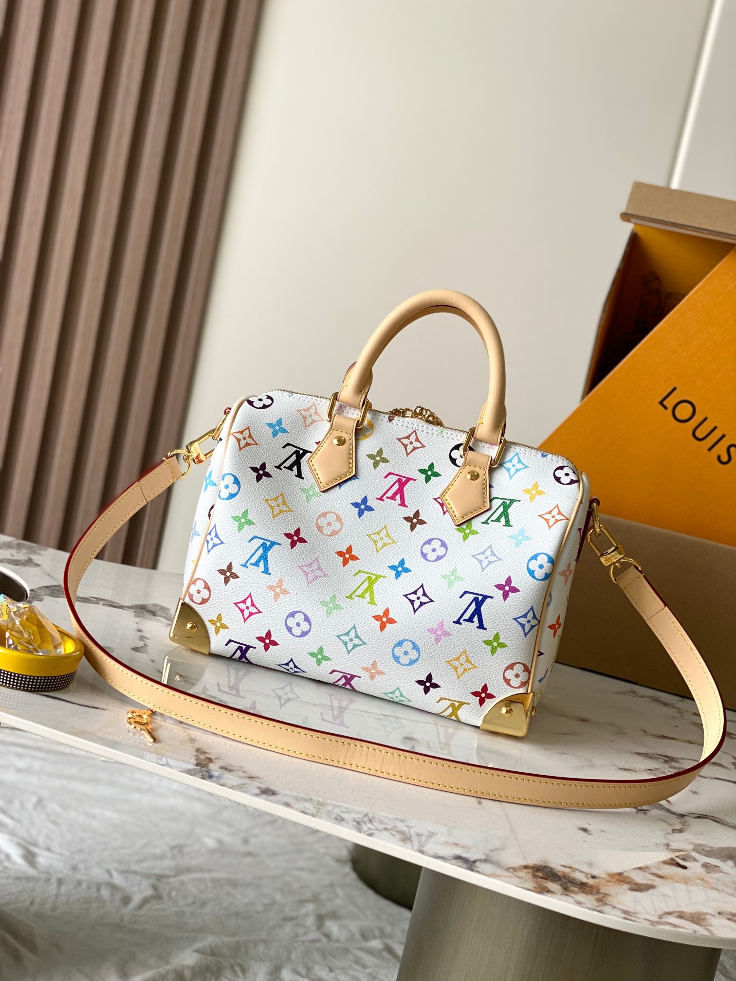 L*V x Takashi Murakami Speedy Bandoulière 25 bag
