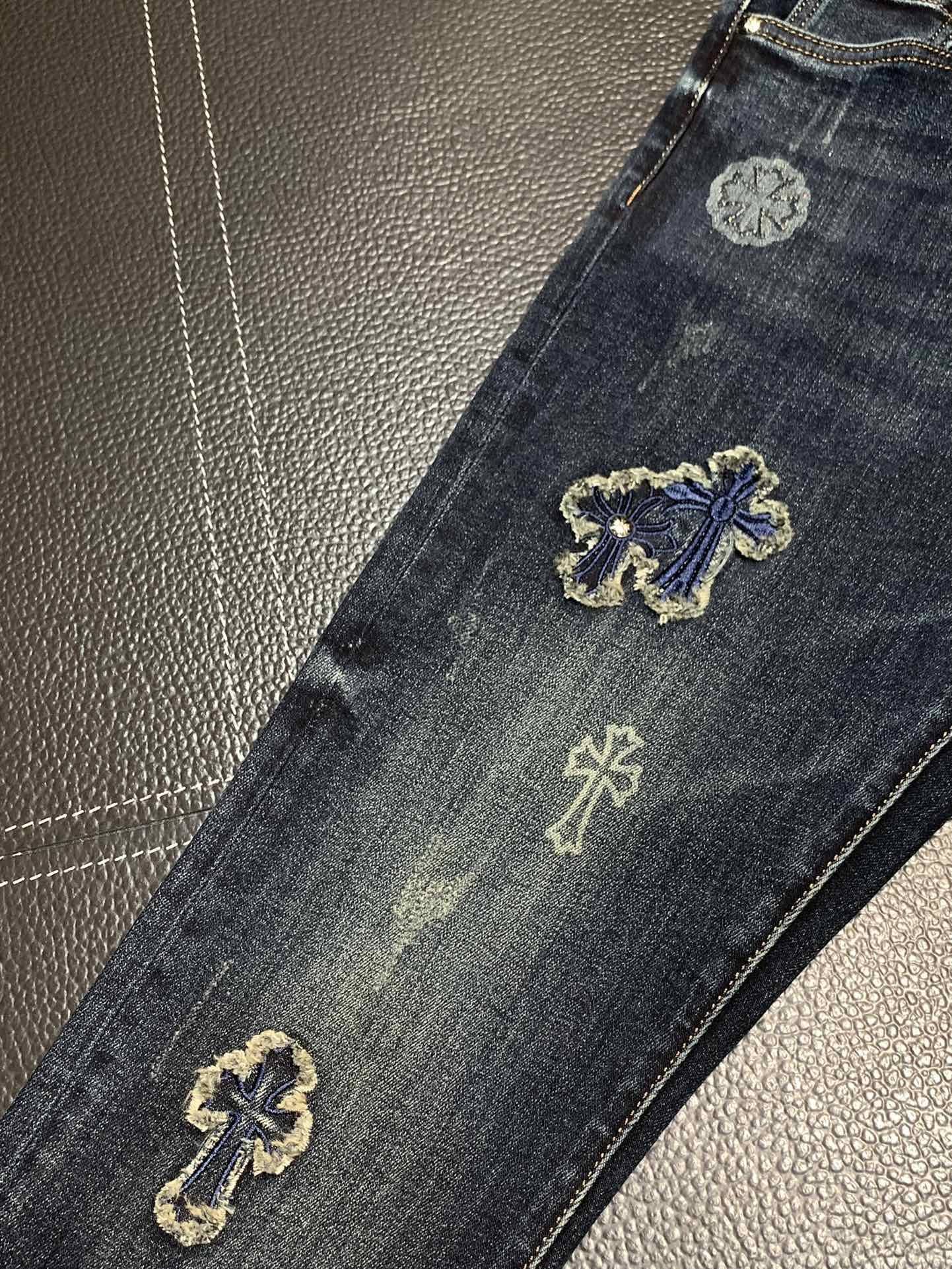 Ch*0me He**ts slim straight jeans