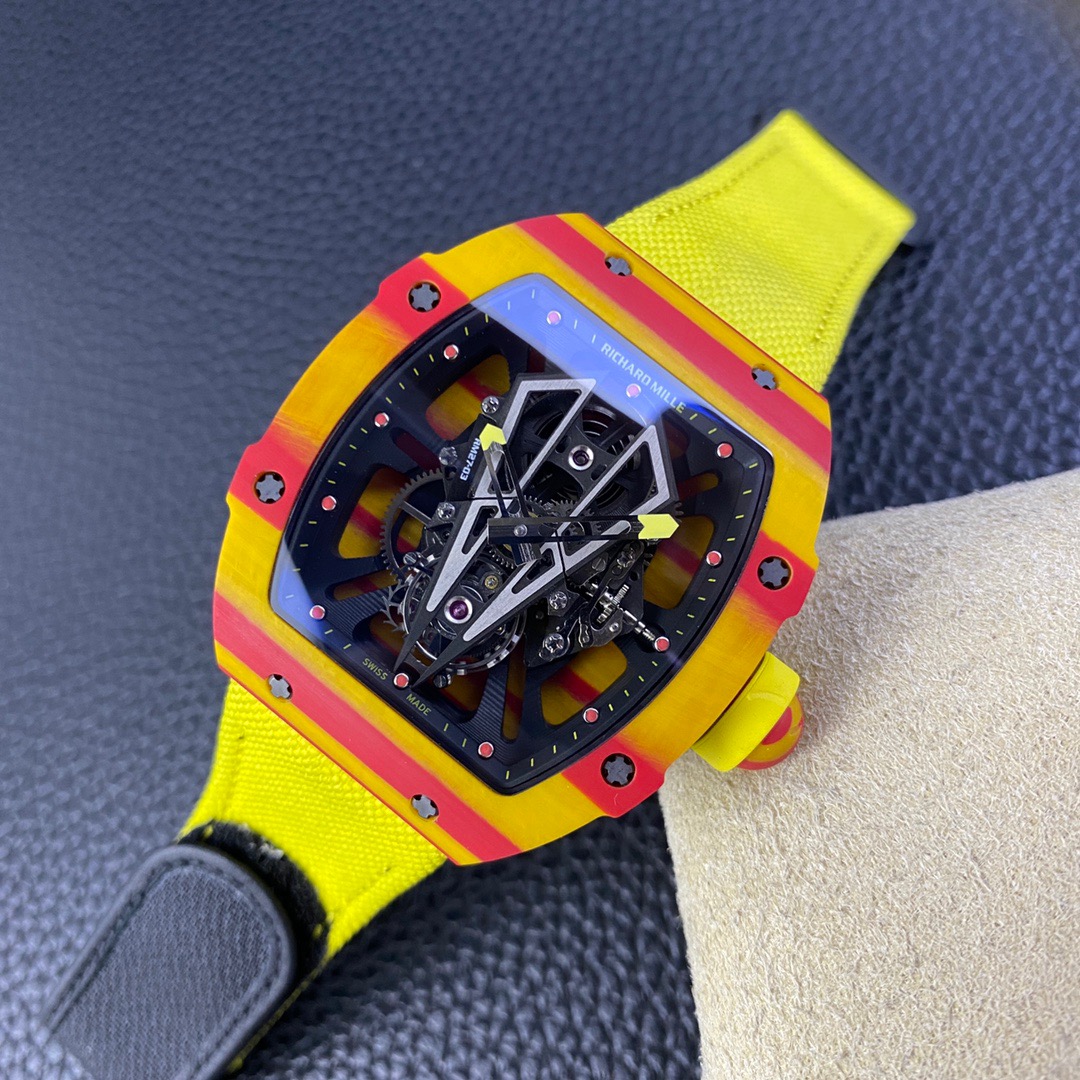 Richard Miller Spanish Bull--RM27-03 Ultra-Light Sports Tourbillon Watch