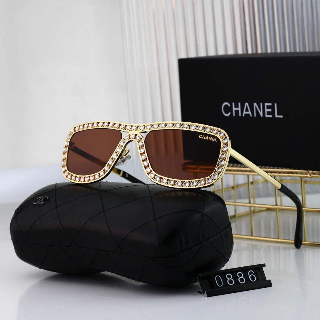 fashionable full-Di*m*nd visor sunglasses