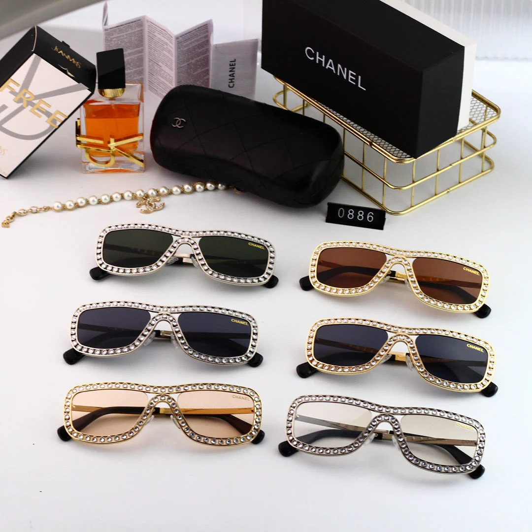 fashionable full-Di*m*nd visor sunglasses