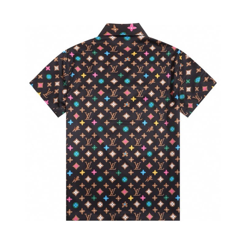 Colorful All-over Print T-shirt and Shorts Set