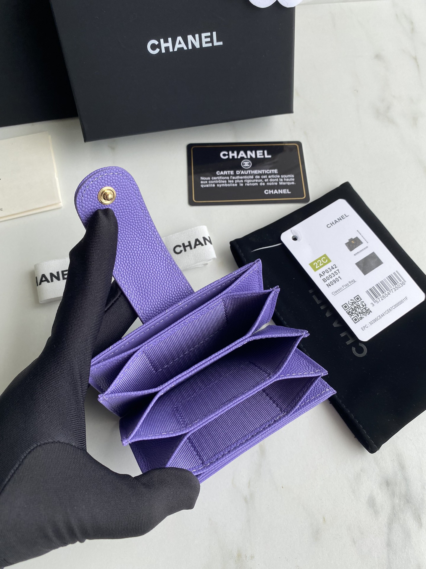 Chanle Flap Wallet
