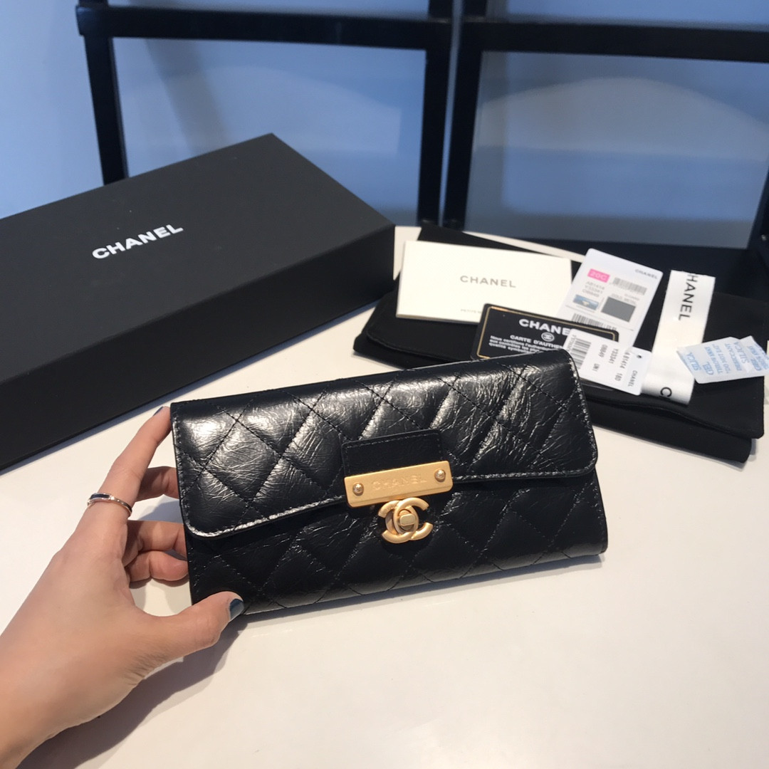 Chanle Flap Wallet