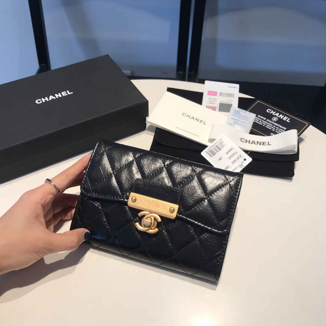 Chanle Flap Wallet